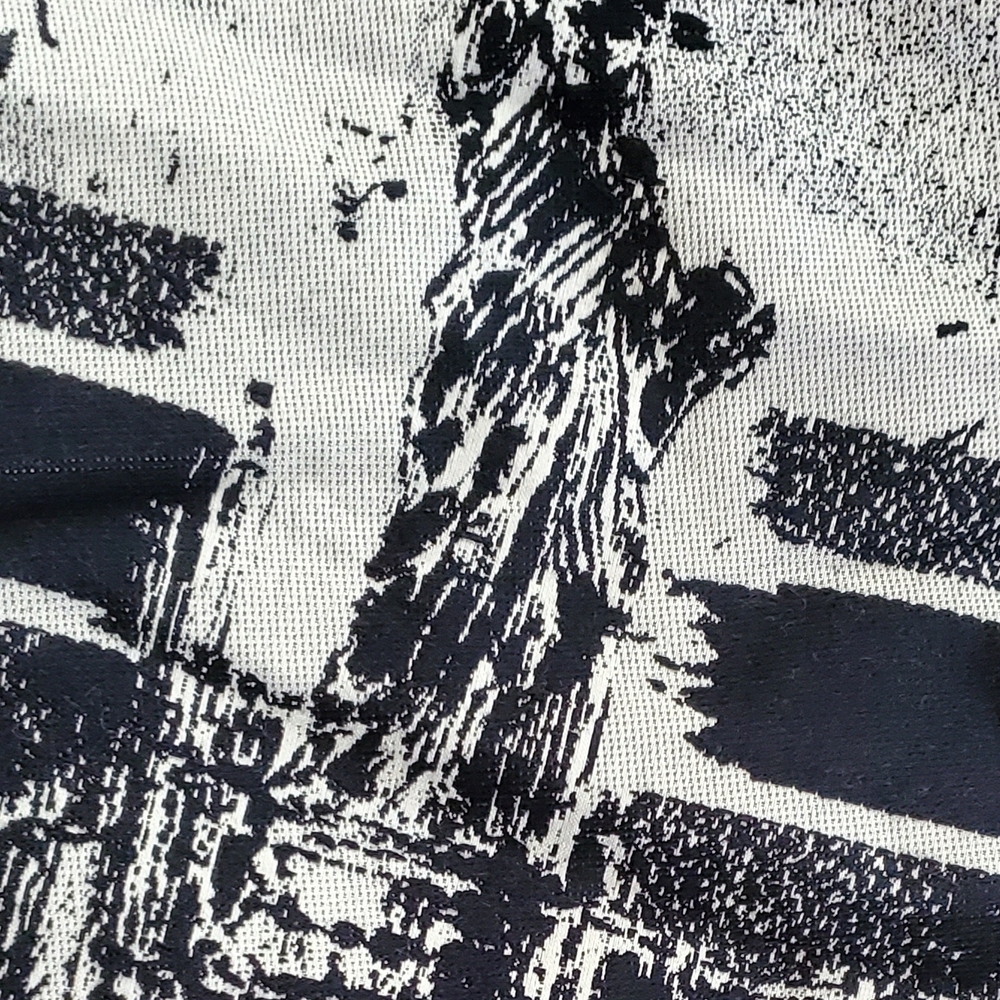 Dior Black and White Artistic Tote Bag,Eiffel Tower,Statue Of Liberty-FIRM PRICE - Picture 5 of 6